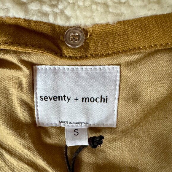 Seventy + Mochi Frida Sherpa Collar Quilted Jacket - Size Small NWT - Picture 13 of 15